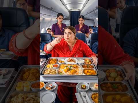 Ahana ate all the food on the plane alone!