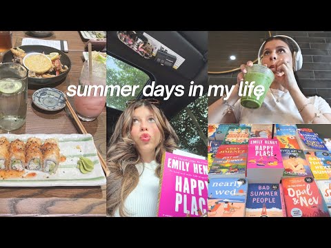 summer days in my life 🌸🍣 friends, sushi, books, haul & more!!