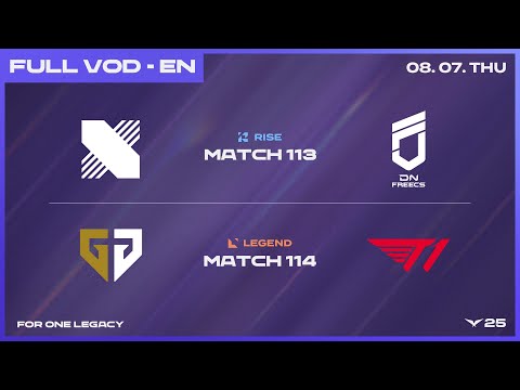 DRX vs DNF - GEN vs T1 | 2025 LCK