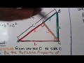Triangle Properties and Pythagorean Theorem
