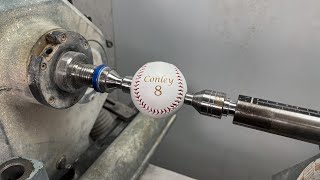Woodturning - Baseball Ball Egg