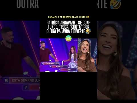 Não acredito que ela falou isso! 🤣 #patriciaabravanel #programasilviosantos #pss #silviosantos #sbt