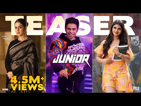 Junior Teaser -Telugu | Kireeti, Sreeleela | Genelia | Radha Krishna | DSP |Vaaraahi Chalana Chitram
