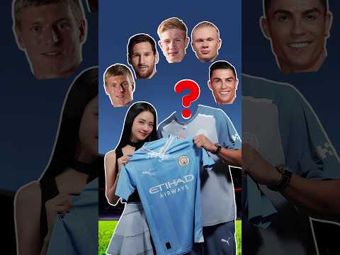 Messi vs Ronaldo vs Haaland with Jisoo #messi #ronaldo #haaland #bruyne #jisoo #football #shorts