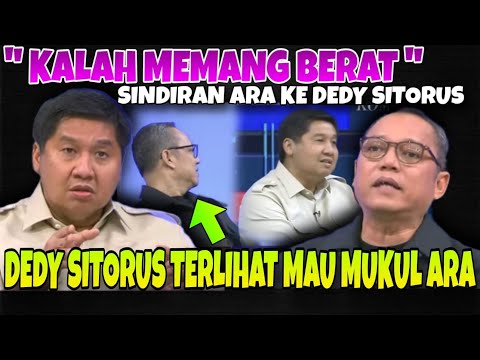 DIPERMALUKAN, DEDY SITORUS TERLIHAT PENGEN PUKUL ARA - DEDY NUDUH CURANG.. CURANG TAPI DIBUNGKAM ARA