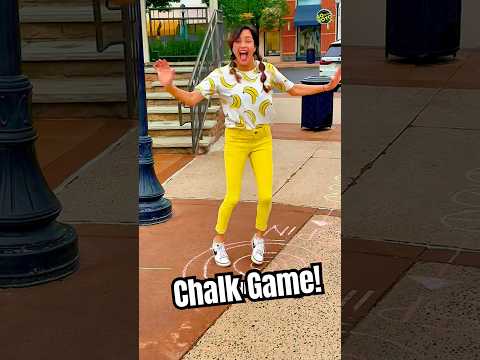 Chalk Obstacle Course! TRY THIS! #shorts #chalk #obstacles