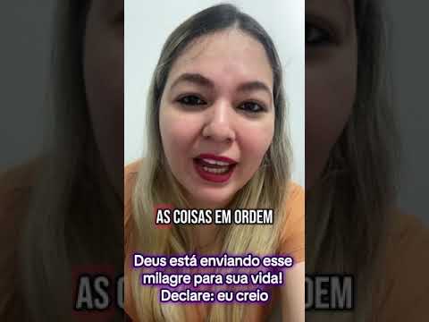 Deus envia esse milagre para sua vida! Declare: eu creio