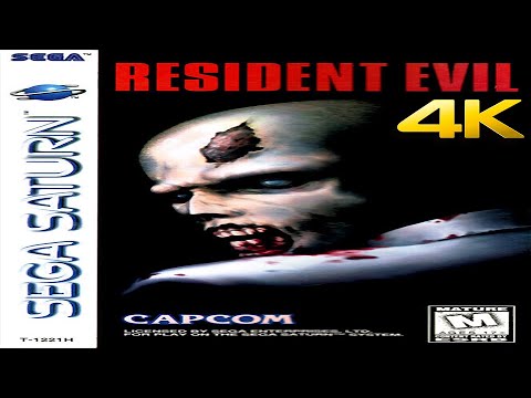 RESIDENT EVIL 1 (SEGA SATURN) JILL VALENTINE - COMPLETE WALKTHROUGH【4K UHD】NO DAMAGE