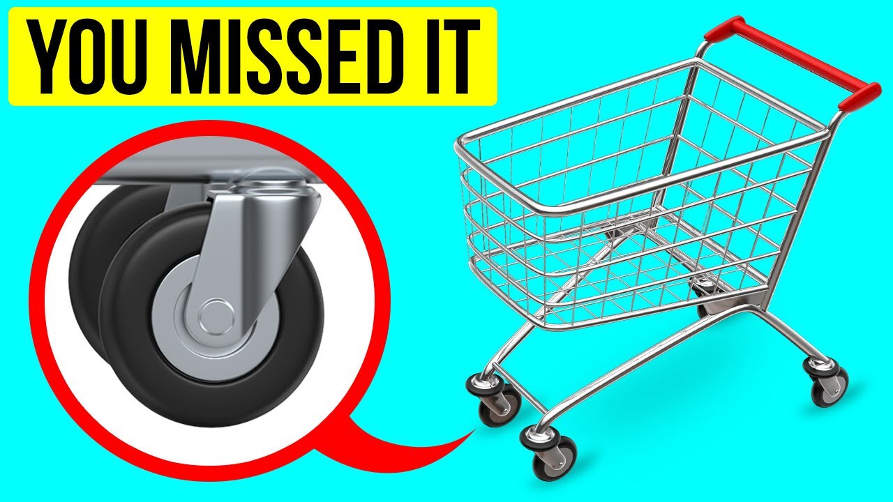 Why That Shopping Cart Wheel Is Always Wobbling