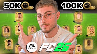 La MEJOR PLANTILLA por 50K y 100K en FC 26
