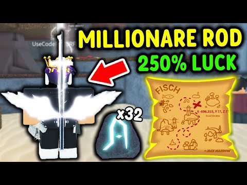 I Got SECRET MILLIONARE ROD and Its Very OP in Roblox Fisch..