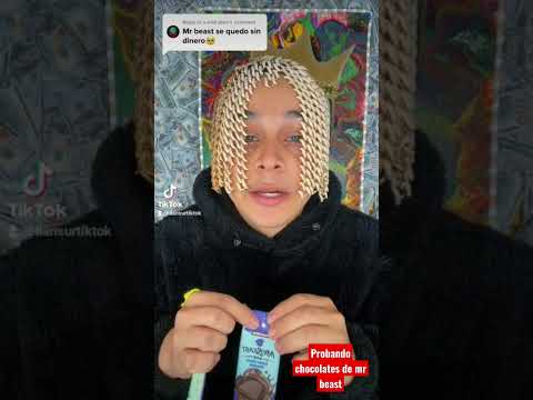 probando chocolates de mr beast 🤑 #parati #shortviral #dansur #tiktok #viralshorts #mrbeast #dansur