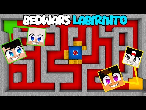 BEDWARS 2 vs 2 in un LABIRINTO - LOCO e MARCY vs BADDI e ZEYXON - MINECRAFT ITA