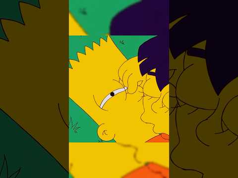 Nikki hizo un beso para hacer crecer a Bart #shorts #simpsons