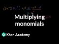 Mastering Multiplication of Monomials
