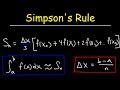 Simpson's Rule and Average Speed