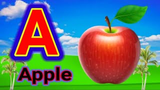 ABC Song Phonics - Toddler Learning Video | A for Apple | Nursery Rhymes | ABC Song | Alphabet song