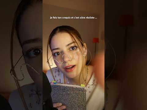 Je te dessine et c’est vraiment toi ! 😲 #asmr