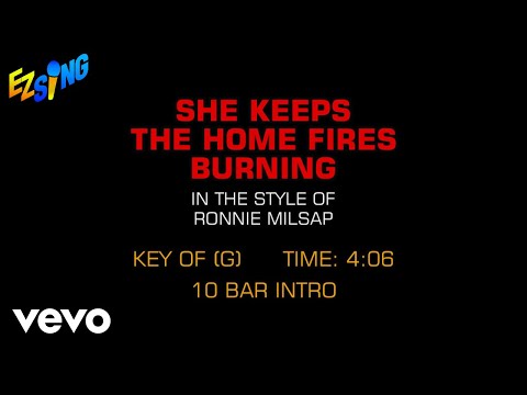 Ronnie Milsap – She Keeps The Home Fires Burning (Karaoke)