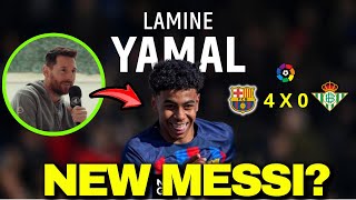 🚨😱LAMINE YAMAL SURPRISES MESSI IN HIS BARCELONA DEBUT⚽BARCELONA NEWS⚽