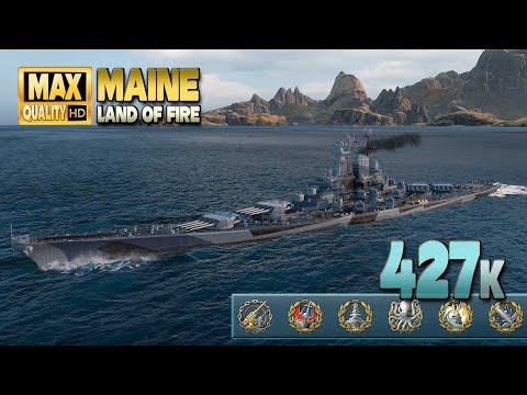 Battleship Maine with big 4300 BXP in arms race   World of Warships