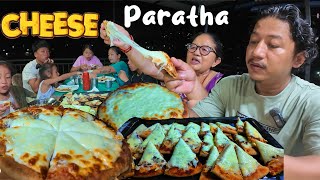 Made Cheesy Chicken Paratha, Everyone loved it | Saturday Night