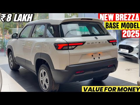 BREZZA 2025 โน8 LAKH Base model BREZZA New Model | Maruti Brezza New 2025 Price, Full Details Review