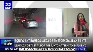 ¡Alerta de bomba en el CNE! Al menos eso es lo que hacen trascender supuestos empleados