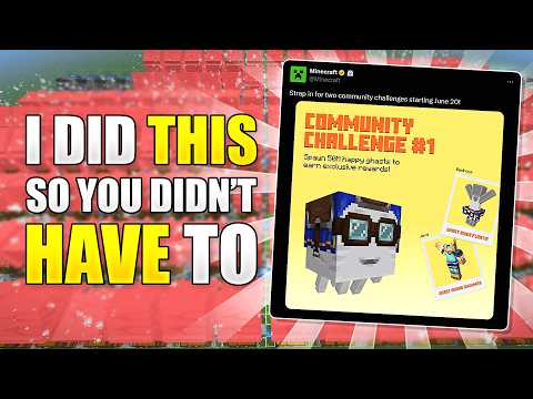 I Spawned 50 MILLION Happy Ghasts To Complete This Minecraft Challenge ALL BY MY SELF