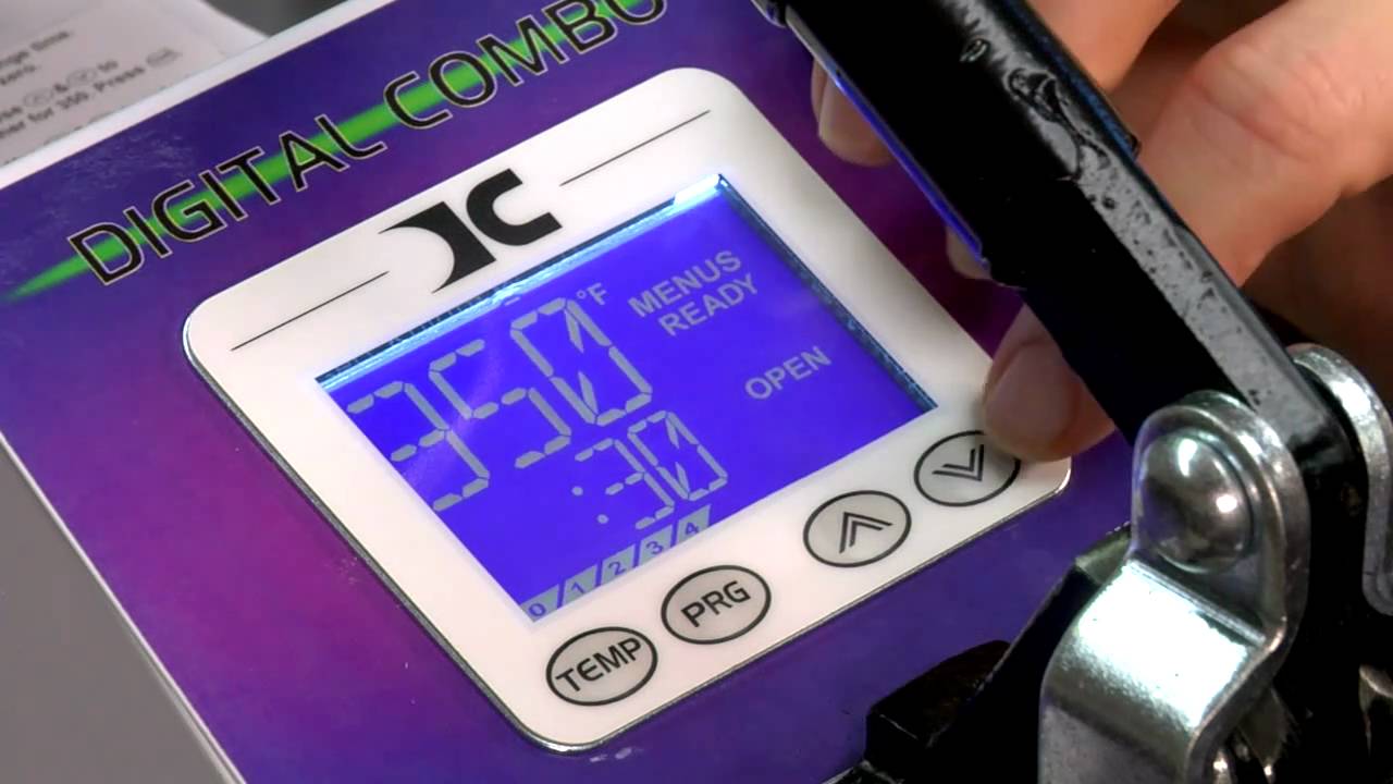Click to watch the Configure & Calibrate a George Knight Heat Press video