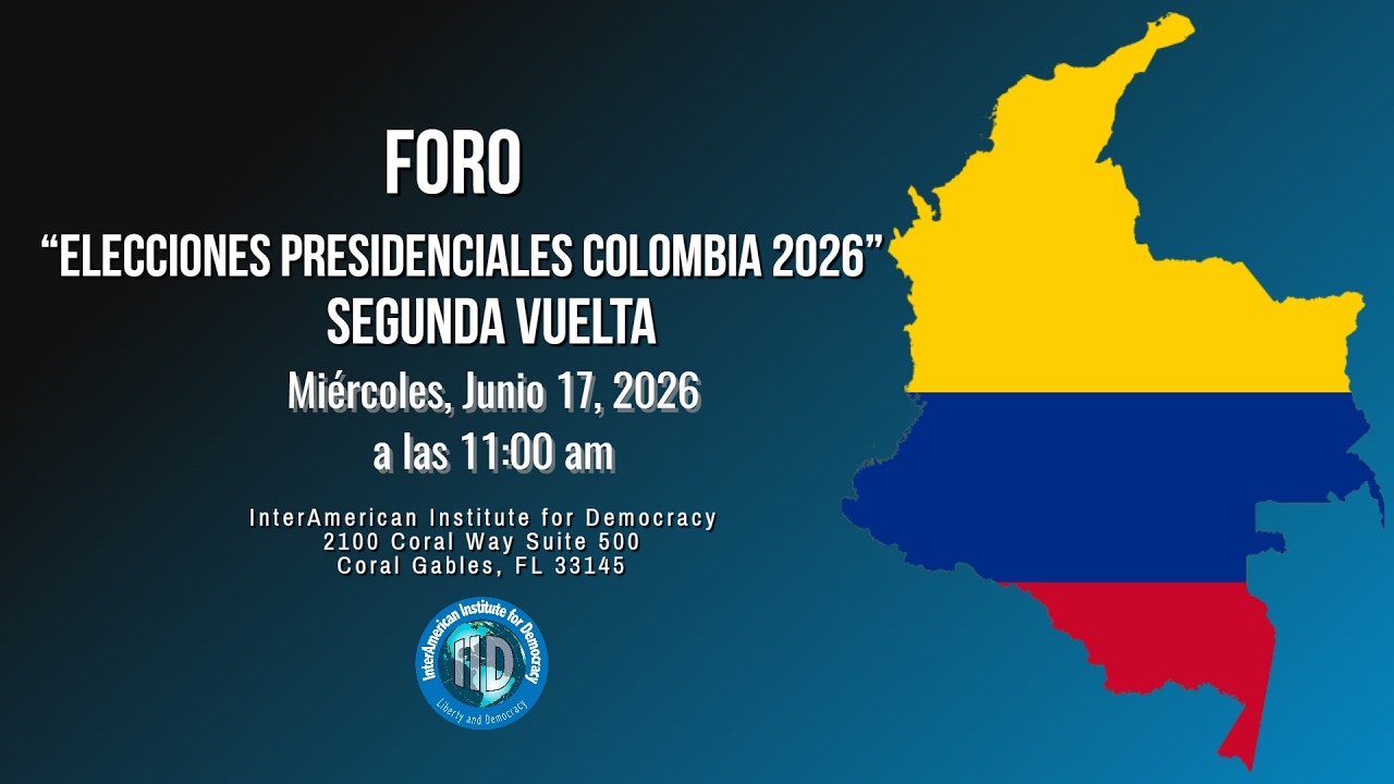 Foro “Elecciones presidenciales Colombia 2026” Segunda vuelta
