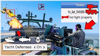 How To Build a BATTLE SHIP in GTA Online! (Tryhards HATE It)