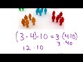 Exploring the Associative Property of Multiplication