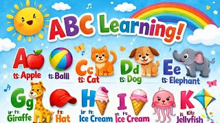 ABCs Learning song for kids | rhymes song 🎼🎶🌈🖍