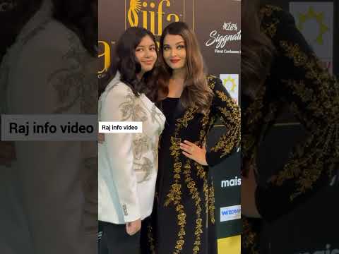 aishwarya rai and aaradhya bachchan award show | aishwarya and aaradhya in iifa awards