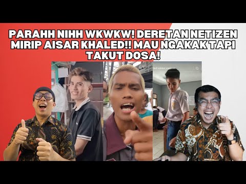 Parahh nihh wkwkw! deretan netizen mirip aisar khaled!! mau ngakak tapi takut dosa!