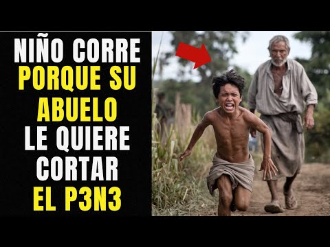 Abuelo Corre Detrás de su Nieto Para Cortarle el P3N3, Llega la Policía y Descubren Algo Horrible.