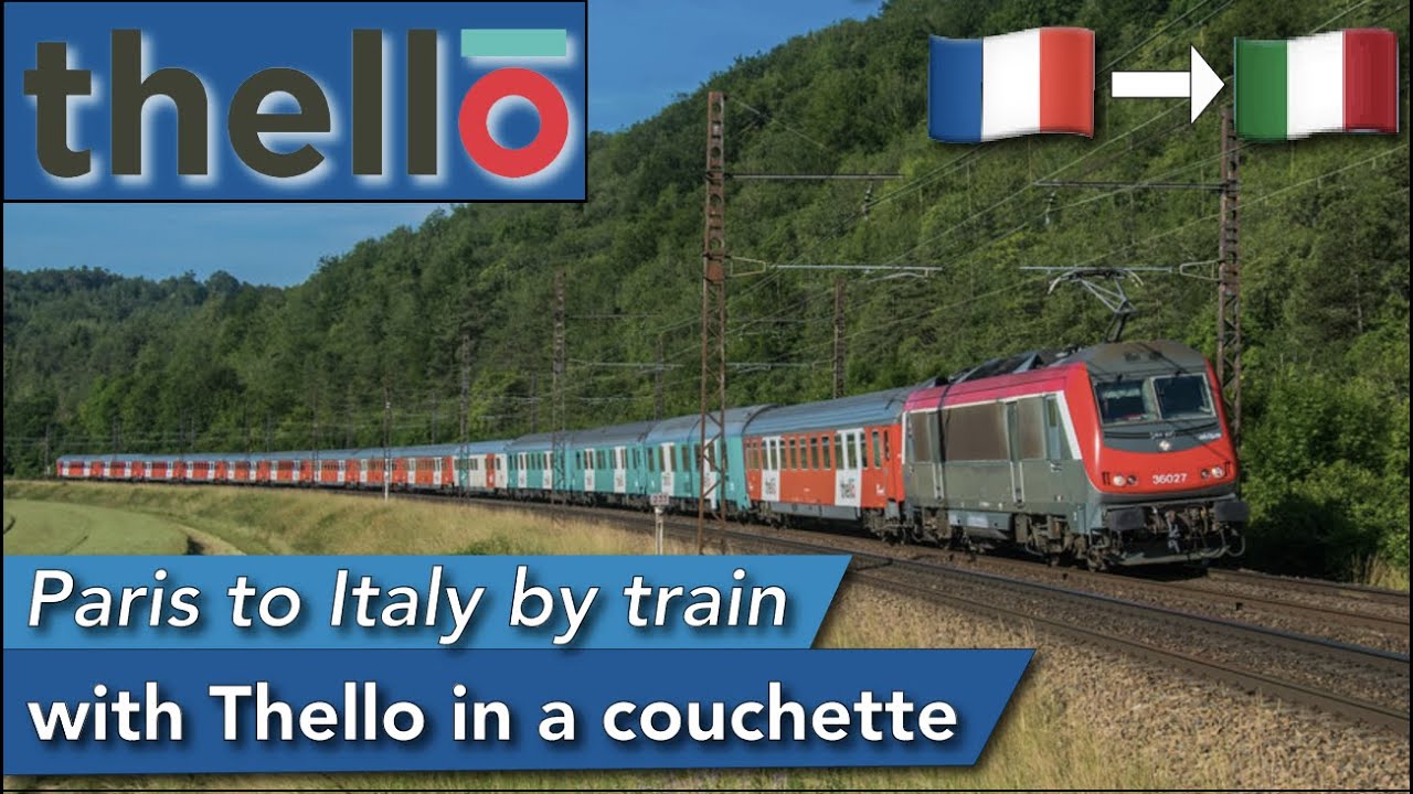 Paris to Venice with Thello train in a couchette