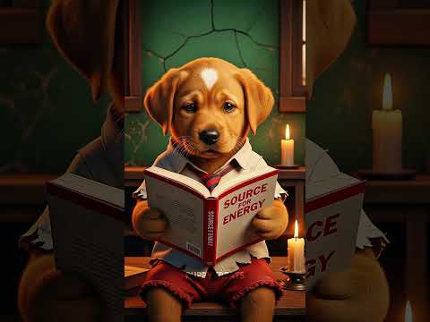 Poor Puppy's Journey from a Powerless Night to a Powerful Dream⚡#puppytreats #puppy