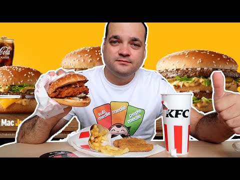 AM TESTAT CEI TREI BIG MAC's de la MCDONALD'S si PUIBurger de la KFC!