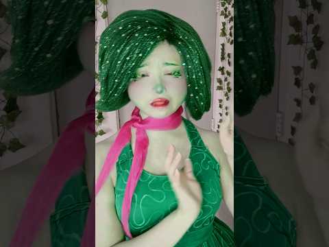 💚DISGUST COSPLAY🤢 #cosplay #makeup #disgust #desagrado #cosplay #insideout #intensamente2