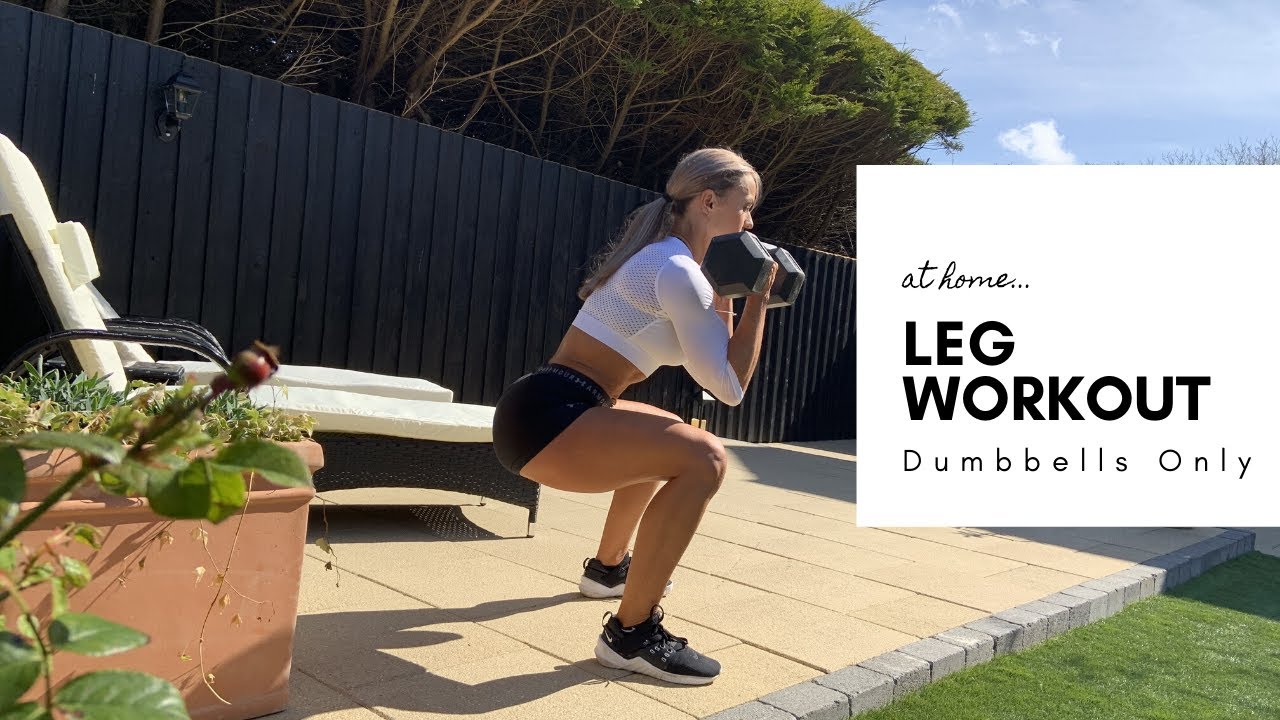 AT HOME LEG WORKOUT - Dumbbells Only - Caroline Girvan