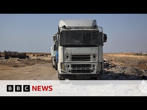 YouTube video thumbnail: Twenty Killed After Trucks Overturn in Gaza, Hamas-run Civil Defence Says