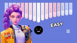 HUNTR/X - Golden (KPop Demon Hunters OST) - kalimba tutorial