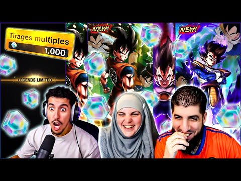 TRIPLE DUEL INVOCATION GOKU & VEGETA LF vs YEKAIS et LUDIVINE ! DB LEGENDS