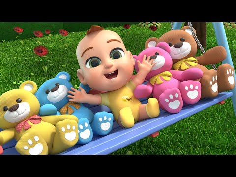 Teddy Plays on the Swing Song + More Lalafun Nursery Rhymes & Kids Songs