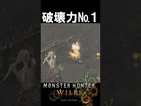 ワイルズ弓の破壊力がぶっちぎりでヤバい瞬間2　　　　　　　モンハンワイルズ魅せプ【MHWs】Monster Hunter Wilds　＃shorts＃MHWs＃モンハンワイルズ
