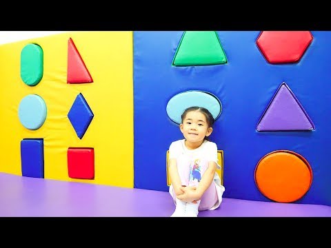 Learn Shapes for Children / Learn in indoor playground Kids Toddlers