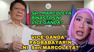 REACTION" SEN.MARCOLETA GALIT KAY VICE GANDA? MAGBABAYAD KA!!😡