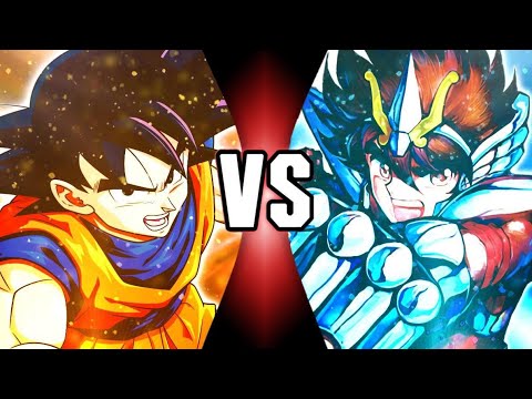 QUIÉN ES MÁS PODEROSO SON GOKU DE DRAGON BALL O SEIYA DE PEGASO DE CABALLEROS DEL ZODIACO